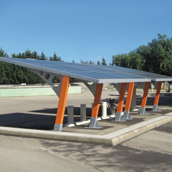 tettoia auto sunshine per fotovoltaico